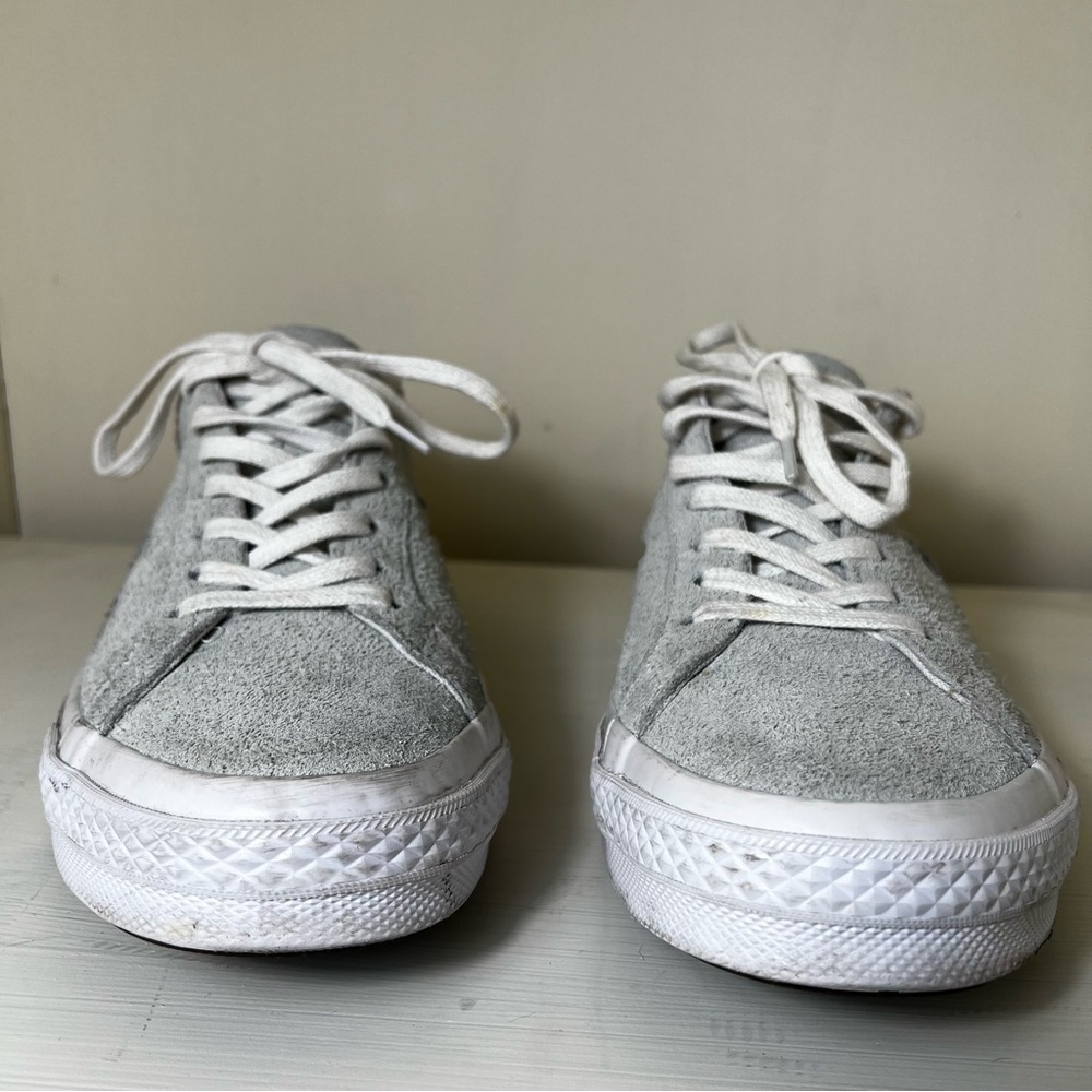 Size 10 - Converse One Star Pro Ash Grey
